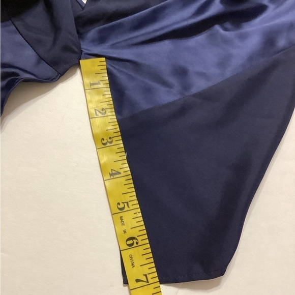 Jessica Simpson Navy  Silky Dress Size 8 - Picture 7 of 10